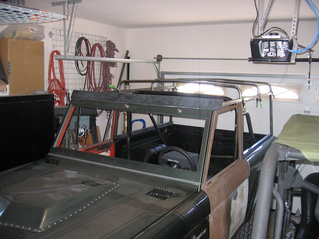 Soft top frame