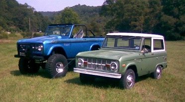 Two 1974 Broncos
