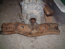 2wd ZF with stock Bronco crossmember test fitted over mounting ears