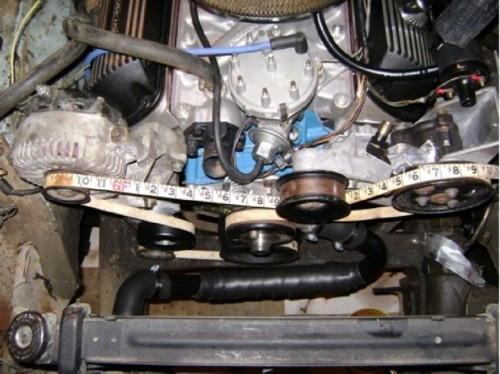 Ford explorer serpentine belt conversion #10